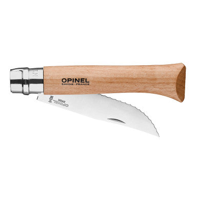 Opinel N°12 gekarteld beukenhout