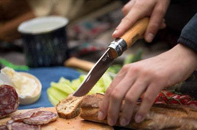 Opinel N°12 gekarteld beukenhout