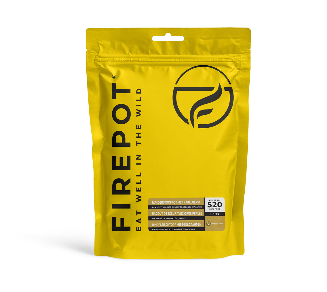 Runderstoofpot met parelgerst Firepot