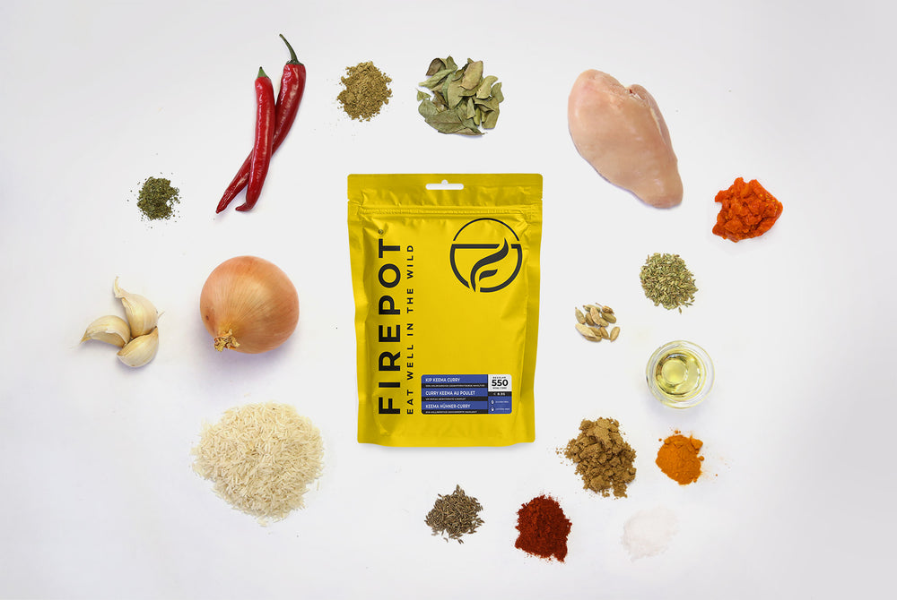 Kip keema curry Firepot
