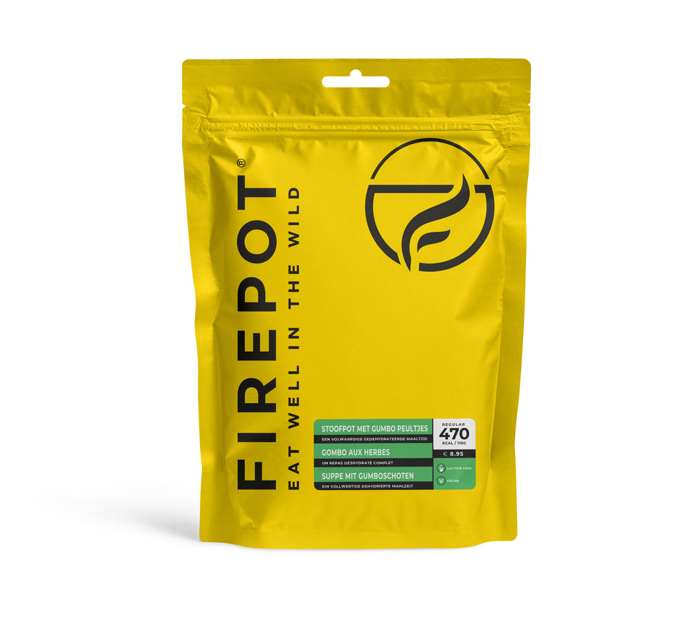 Stoofpot met gumbo peultjes Vegan Firepot