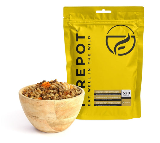 Runderstoofpot met parelgerst Firepot