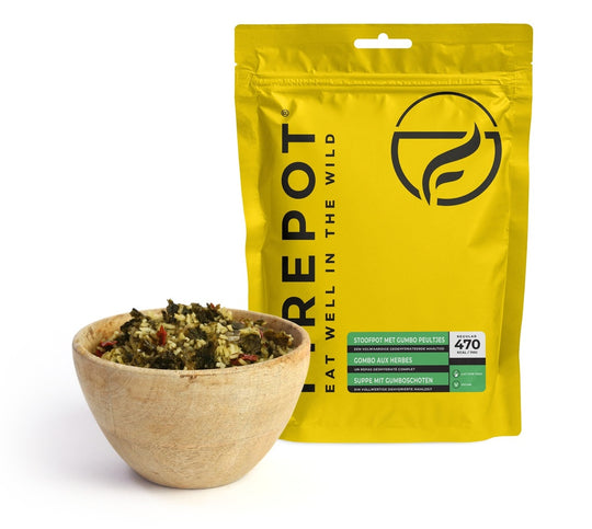 Stoofpot met gumbo peultjes Vegan Firepot