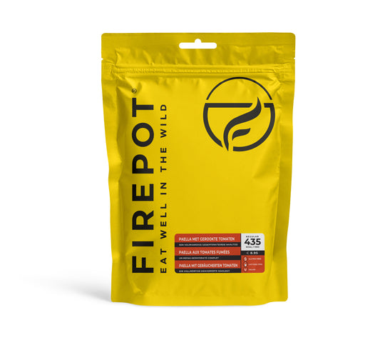 Paella met gerookte tomaten Vegan Firepot