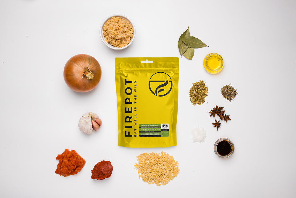 Vegan orzo bolognese Firepot